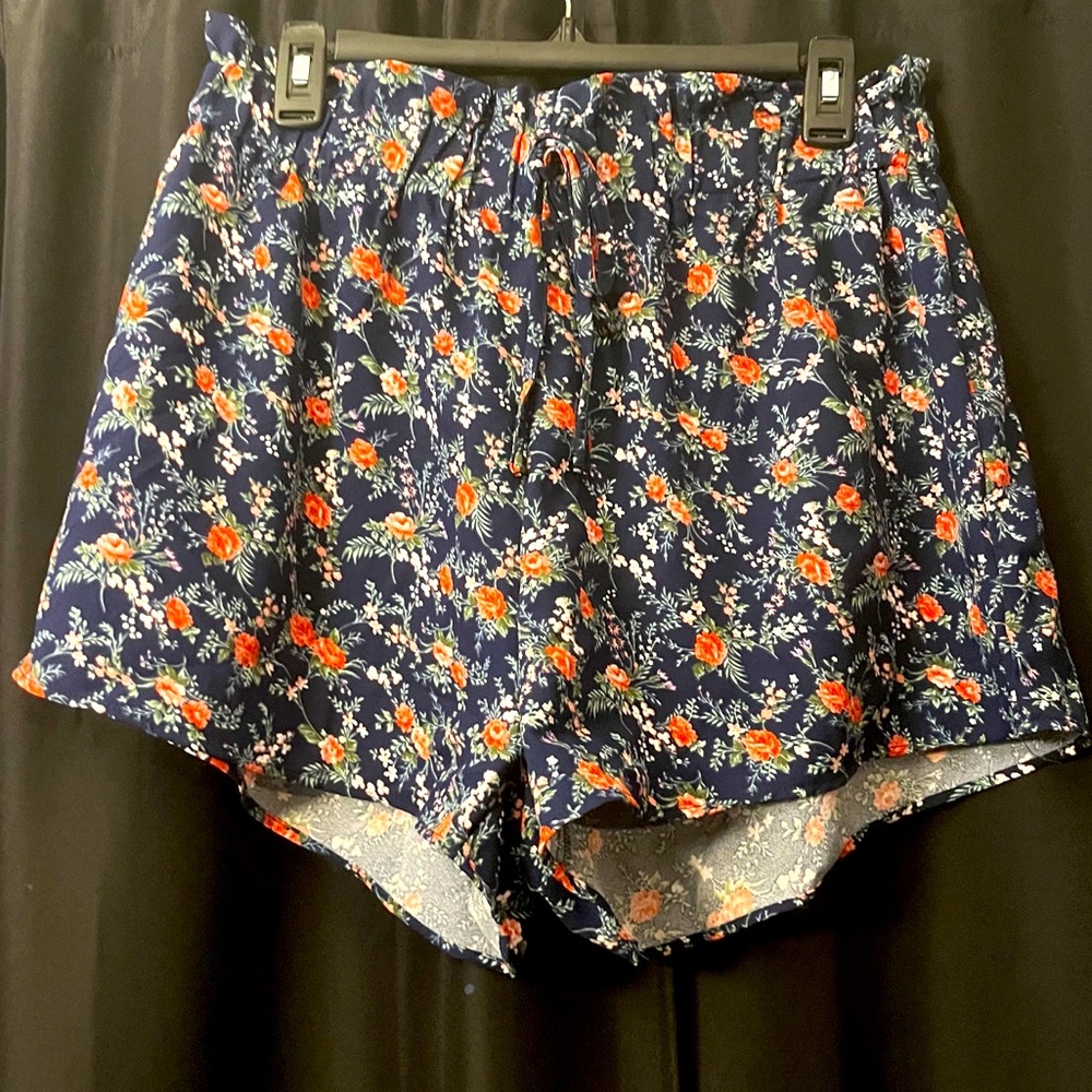 SHEIN floral print shorts